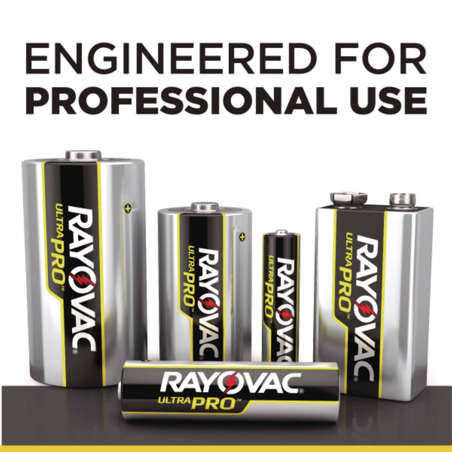 ENGINEERED FOR PROFESSIONAL USE

RAYOVAC ULTRA PRO

RAYOVAC ULTRA PRO

RAYOVAC ULTRA PRO

RAYOVAC ULTRA PRO

RAYOVAC ULTRA PRO