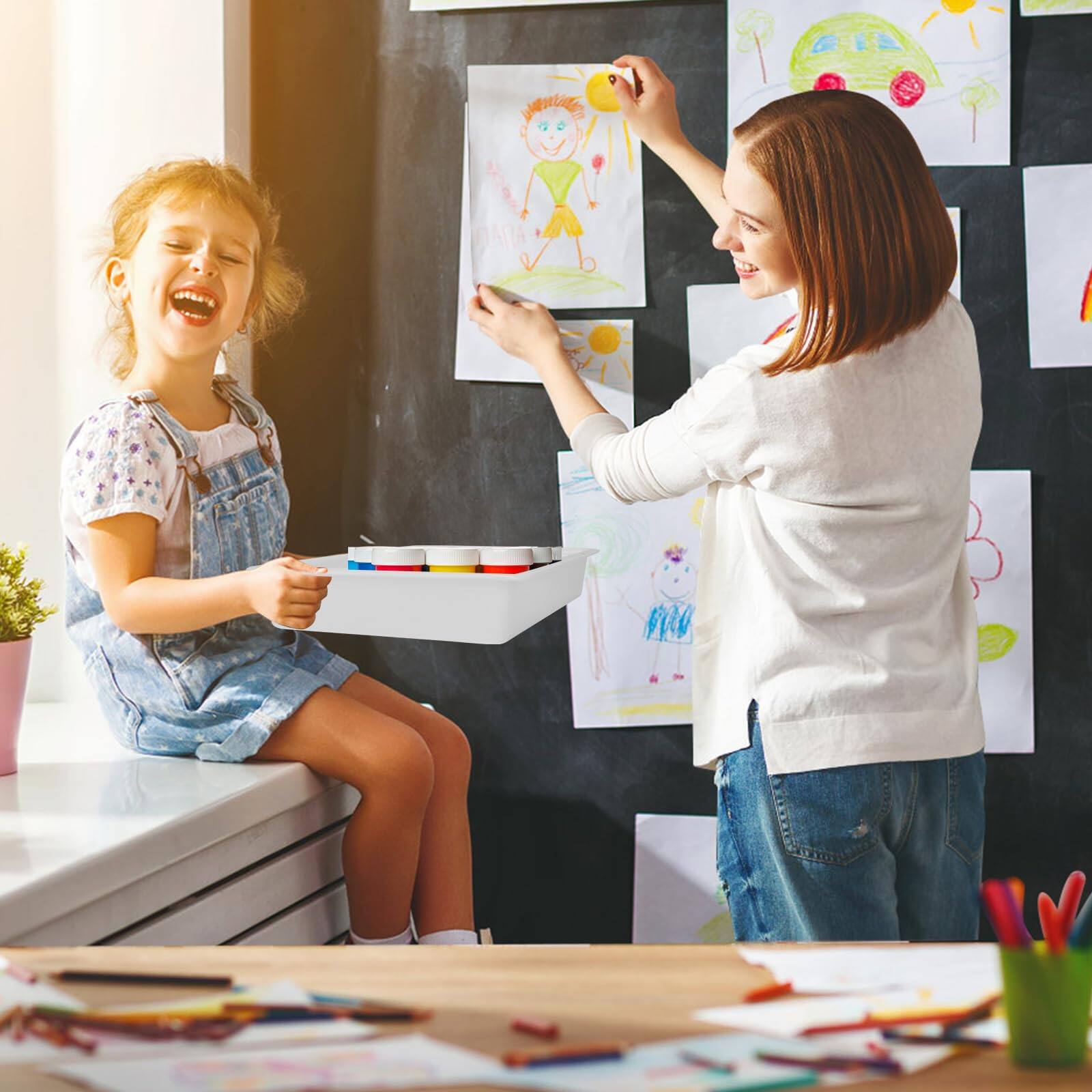 Alt View 6. Paradigms Interiors - Turn In Trays Classroom Paper For With - White.