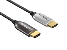 Cable Leader - High-Speed Hybrid Active HDMI Fiber Optic Cable AOC, HDMI 2.0 4K Plenum Rated UL for Long Commercial Runs - Black