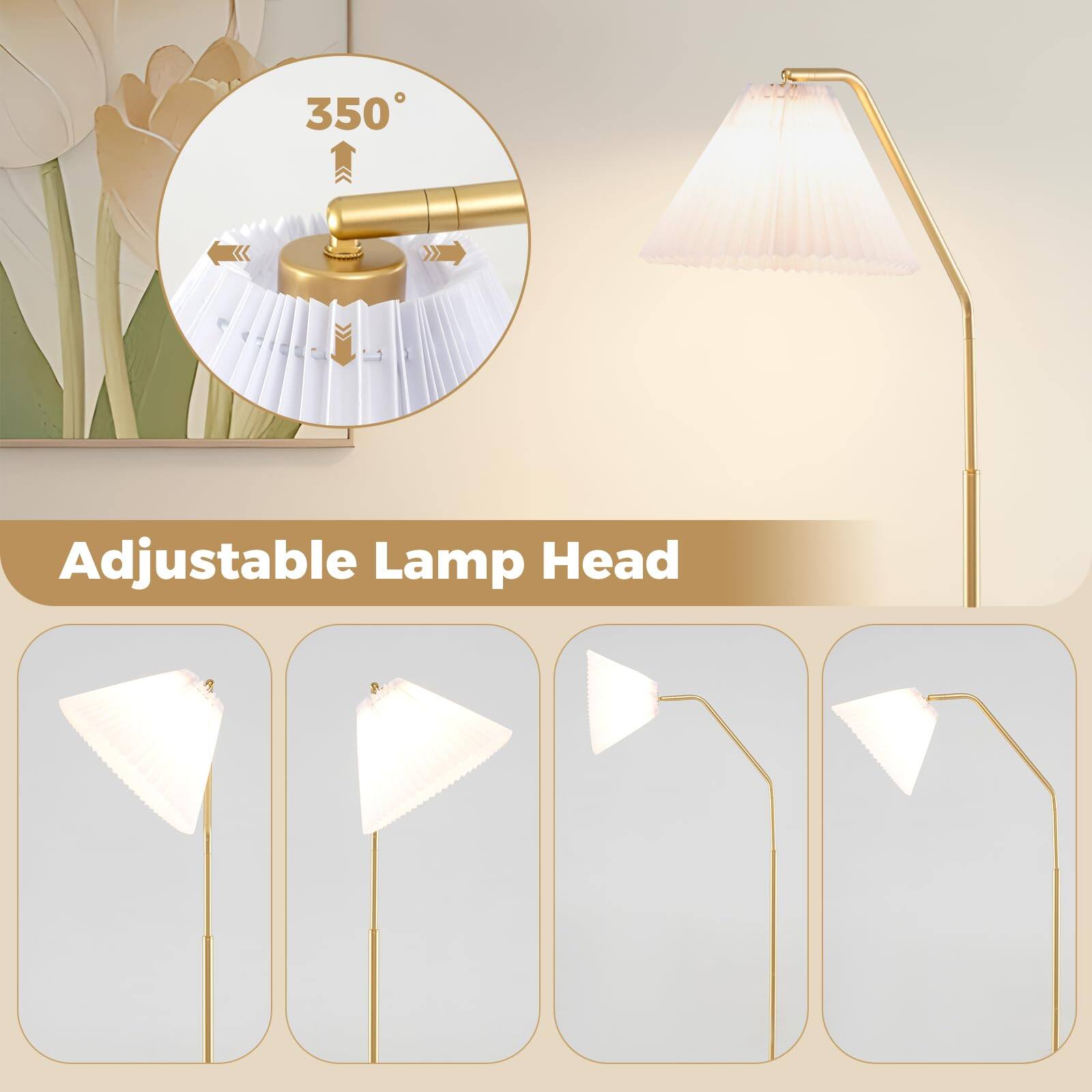350° Adjustable Lamp Head