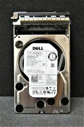 DELL HDD
S/N: WMAY02327250
WWN: 50014EE6568D1AF0
EITERFARE 2 CLASS
P/N: 02G4HM
TB
Firmware: 1D02
CERTIFIED BY DELL
MDL: WD2003FYYS-18WOBO
DCM: HARCHV2AB
DCX: 2005W2707
R/N: 771624
ATA
Date Code: 25 MAY 2011
Manufactured by Western Digital
RATED: +5V 0.60A 12V 0.45A
Made in Malaysia
OPN: 02G4HM-12555-150-02GJ-A00
LABEL OR SCREW REMOVED OR BROKEN
WARRANTY VOID
Canada ICES-003 Class B
NMB-003 Classe B
RoHS
FRAGILE
30 IC
20 LR
us 33015