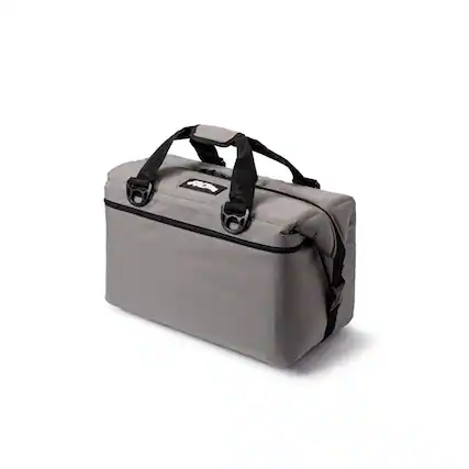 Front. AO Coolers - AO Coolers Original Canvas Series 36-Pack Soft Cooler (Charcoal) - Charcoal.