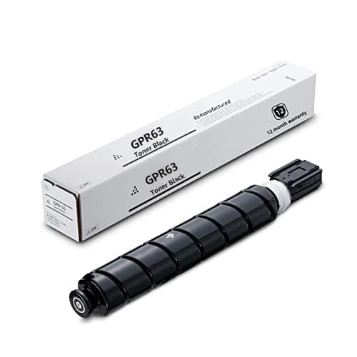 1 Pack GPR-63 GPR63 High Yield Black Toner Cartridge Compatible with Canon GPR-63 4766C003AA for imageRUNNER Advance DX