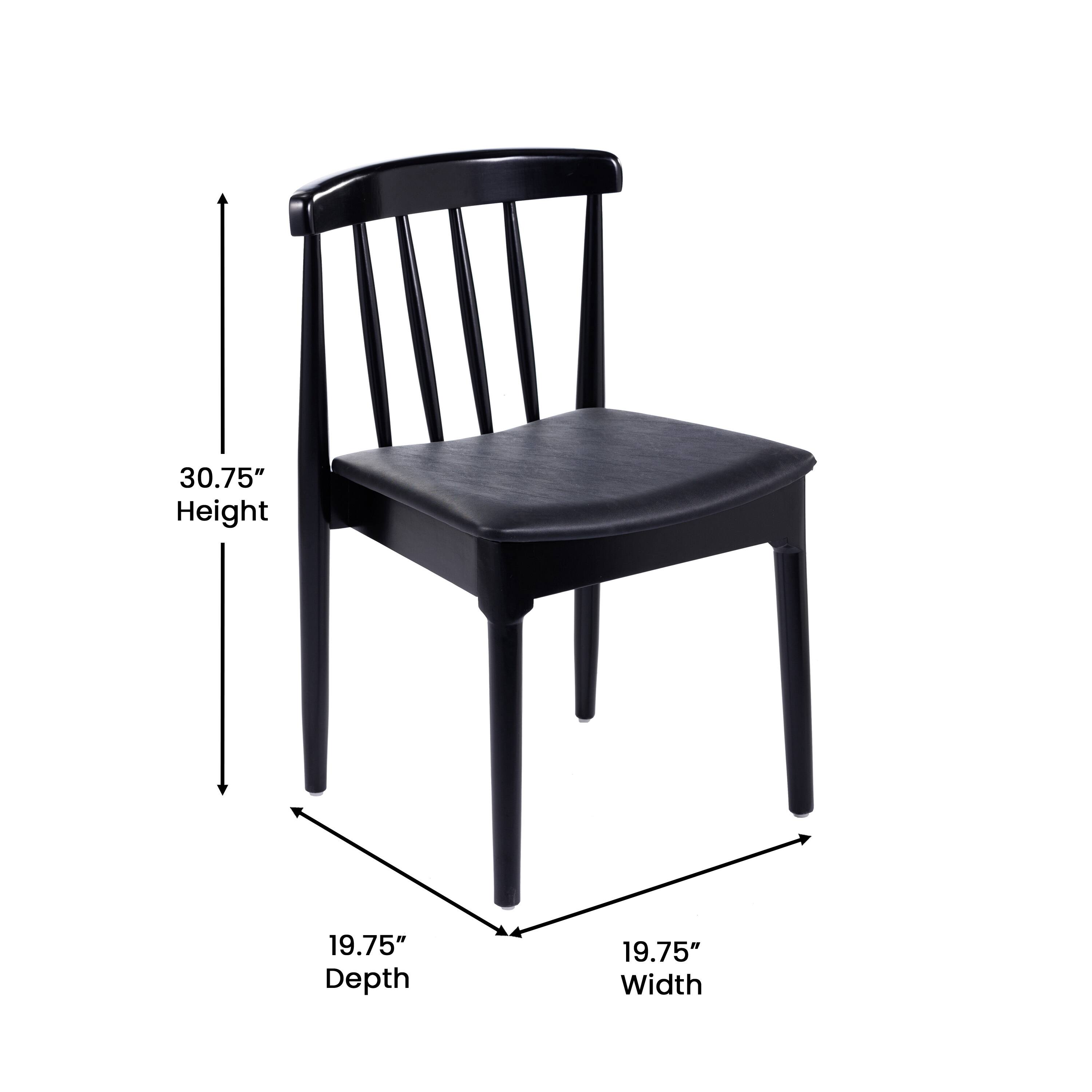 30.75" Height  
19.75" Depth  
19.75" Width