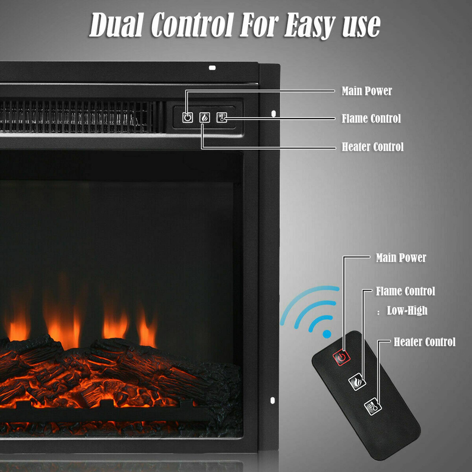 Dual Control For Easy use
Main Power
Flame Control
Heater Control
Main Power
Flame Control
Low-High
Heater Control