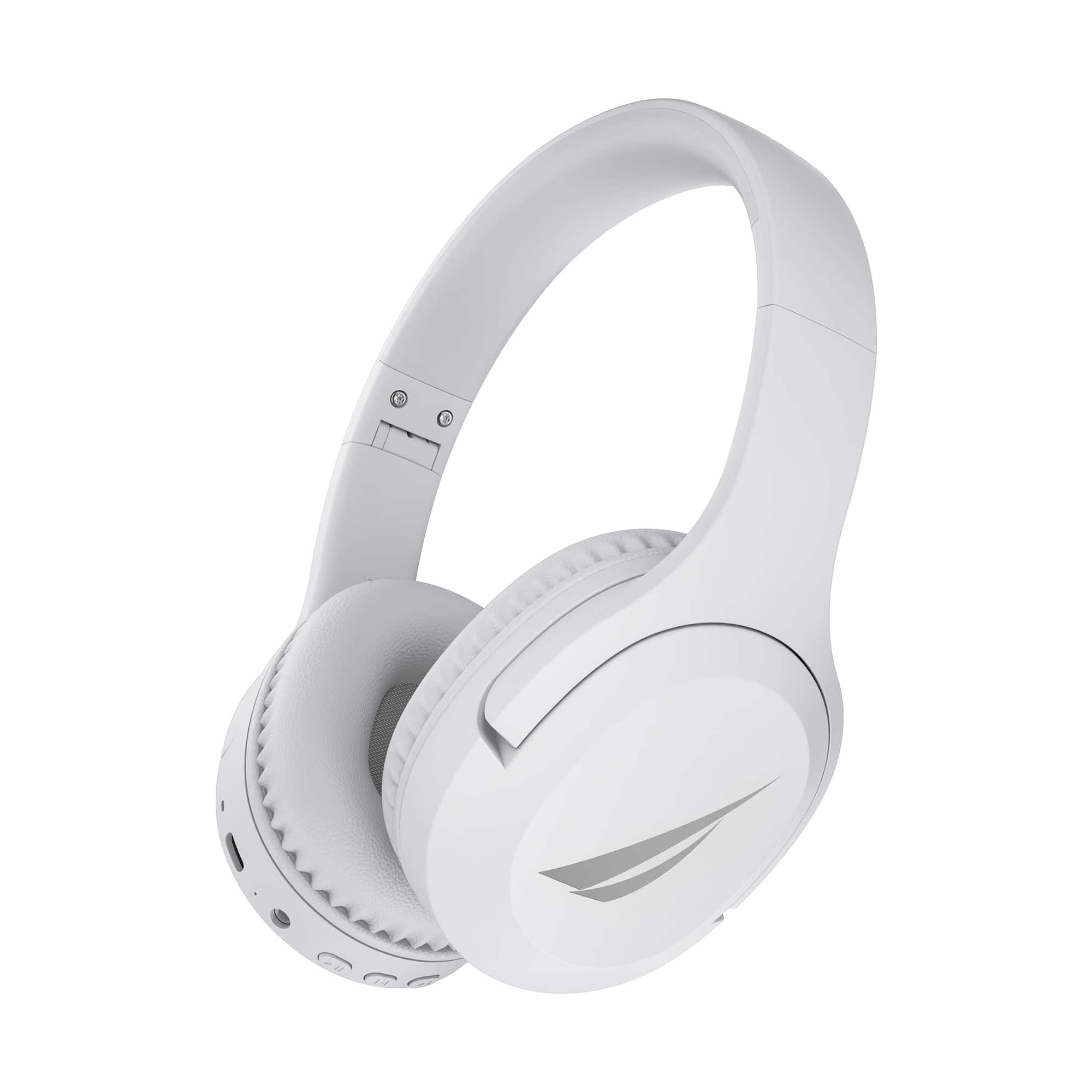 Front. Nautica - Nautica Bluetooth Stereo Headphones - ANC - URBAN H200 (White) - White.