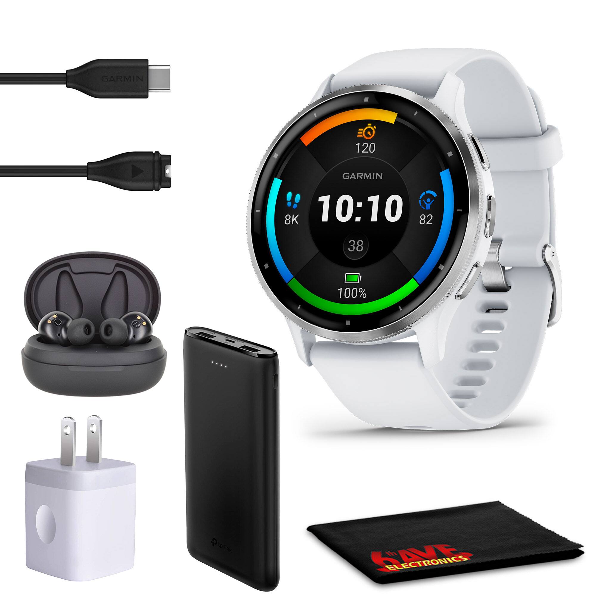 Garmin - Venu 3 Advanced Fitness And Health Tracker Smart Watch - Whitestone - Off-White - (2023)