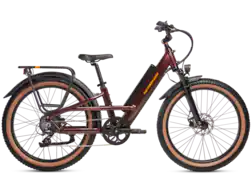 Rad Power Bikes - Radster Trail - Ebike w/ 65 miles max operating range & 28 mph max speed - Regular - Copper Red - Front_Zoom