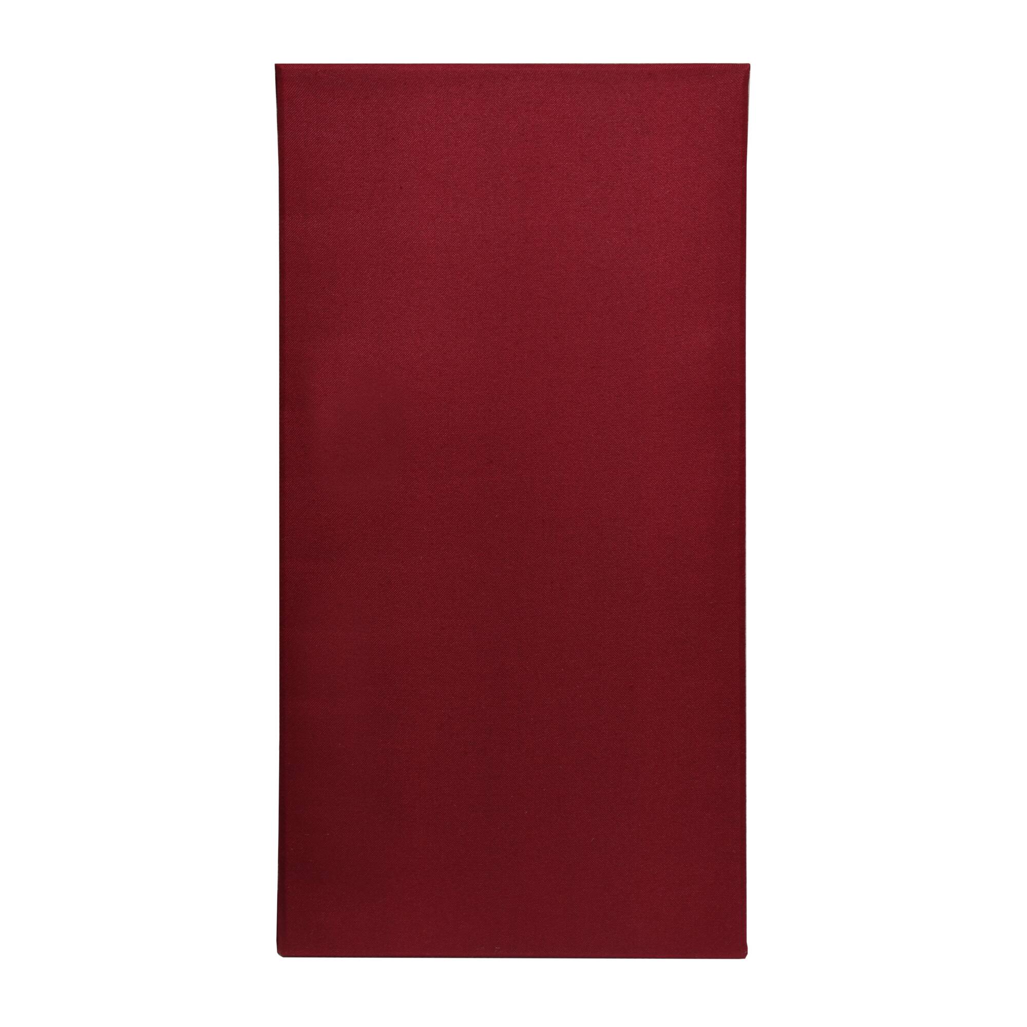 ATS Acoustics - Corner Bass Trap with Sona Fabric, Full Frequency Range, NRC 1.60, 24" x 48" x 13" - Claret