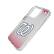 Alt View 1. Keyscaper - Washington Nationals Linen Logo iPhone Clear Case - 16e - Multicolor.