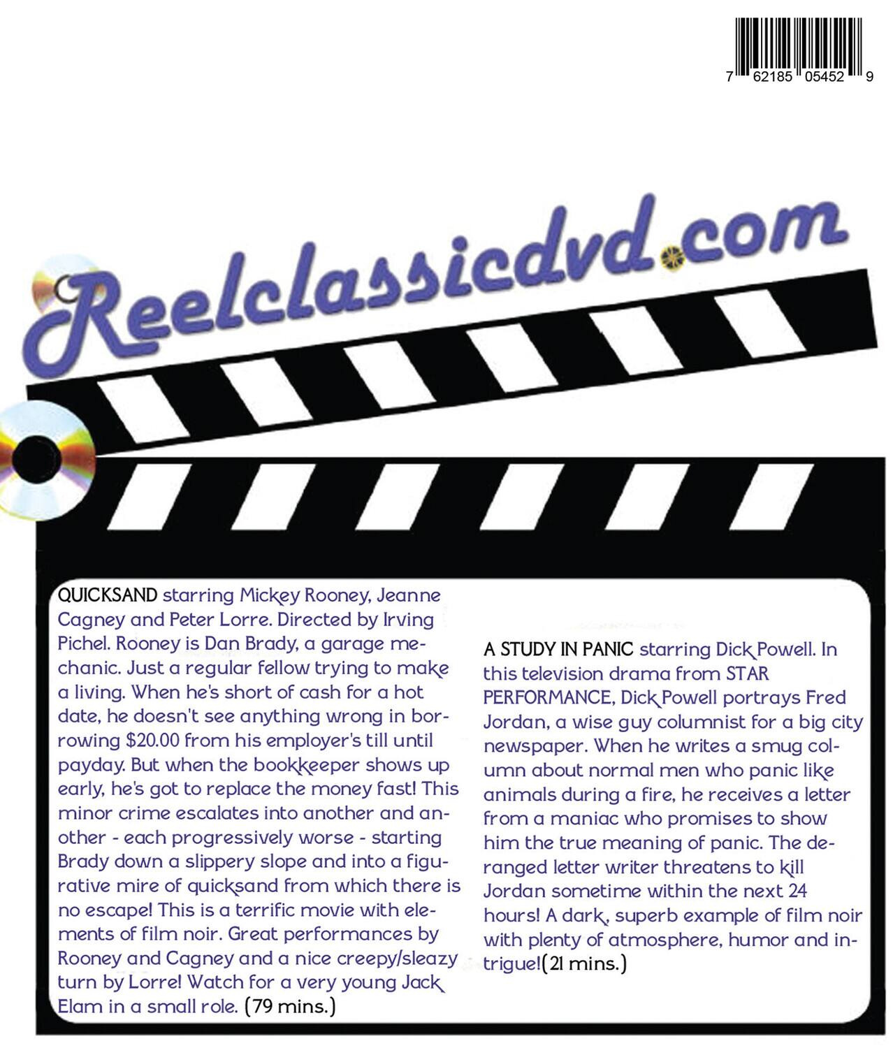 Alt View 1. Quicksand / A Study in Panic   - DVD.