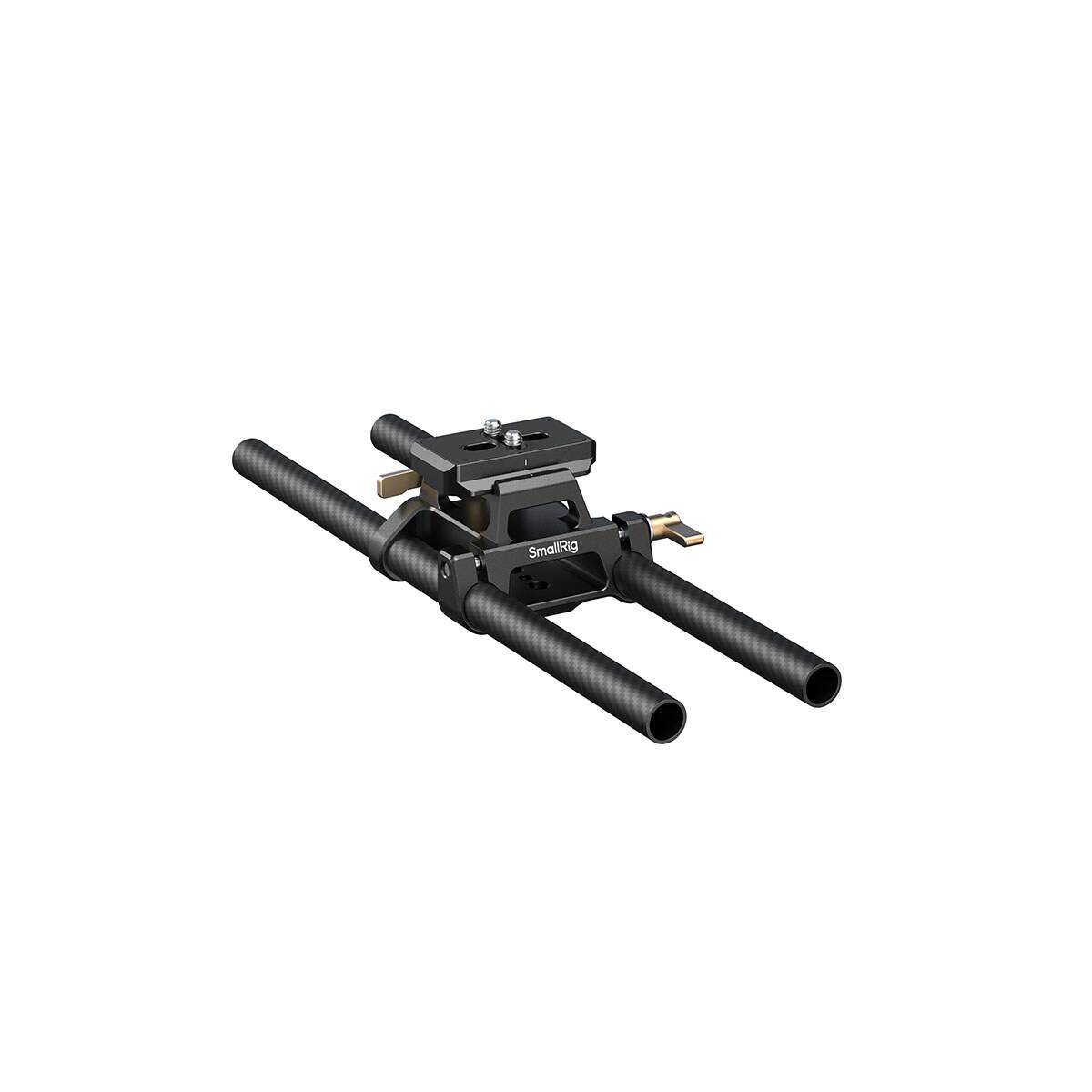 Alt View 1. Smallrig - SmallRig Arca-Type Mount Plate with 15mm Dual Rod Clamp.