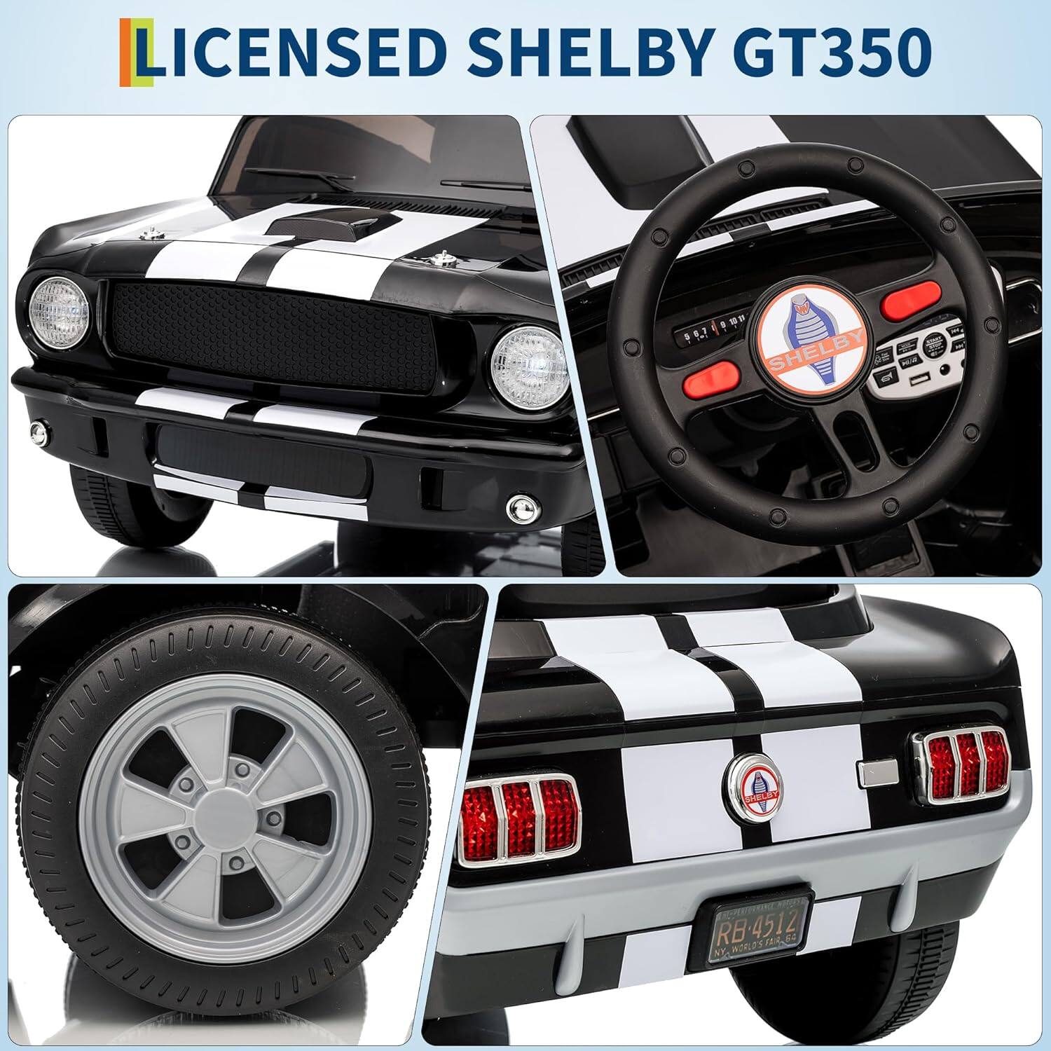LICENSED SHELBY GT350  
RB-4512  
NY