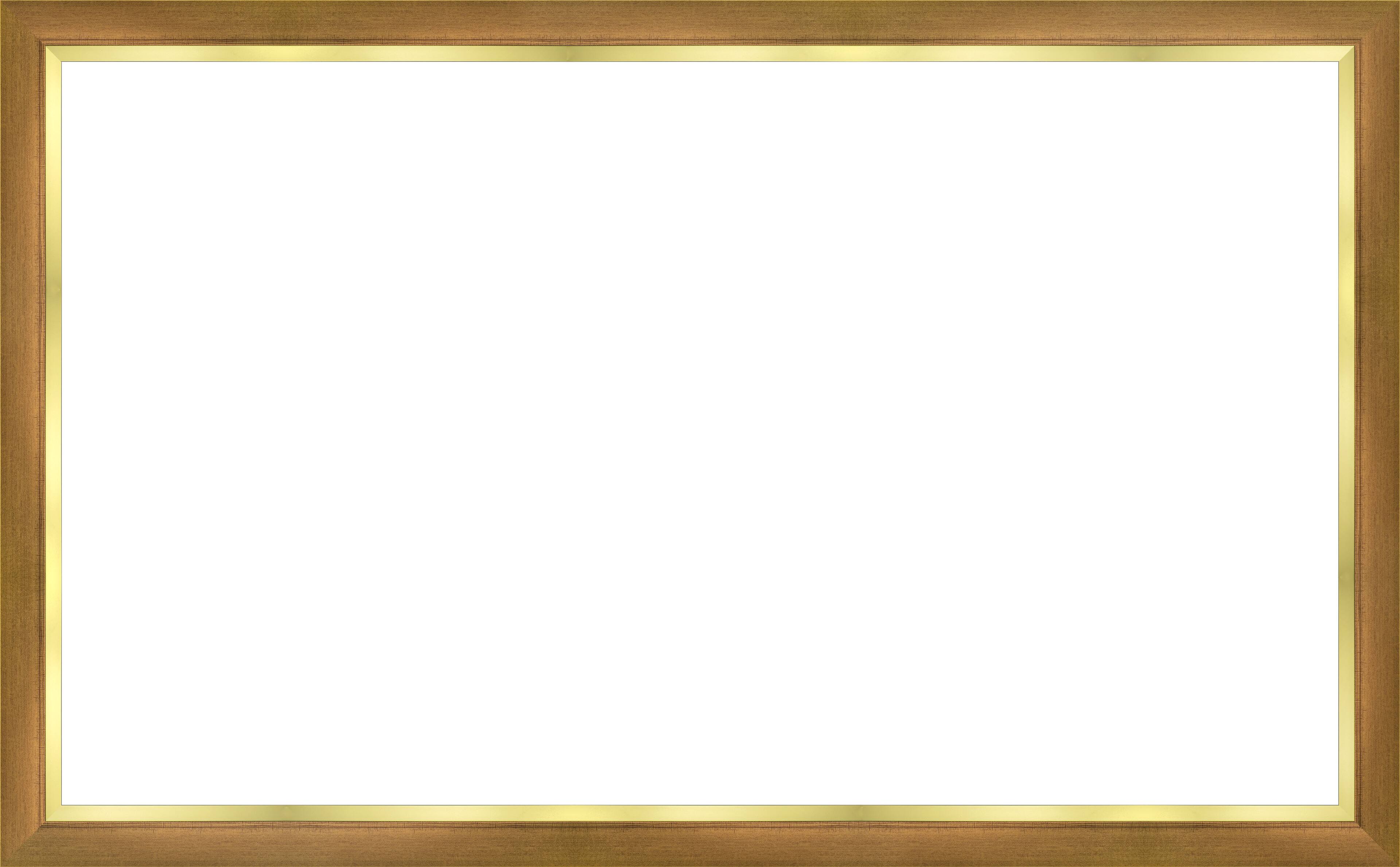 Alt View 13. Deco TV Frames - 55" Slim Bezel for Samsung The Frame TV - Modern Gold Leaf.