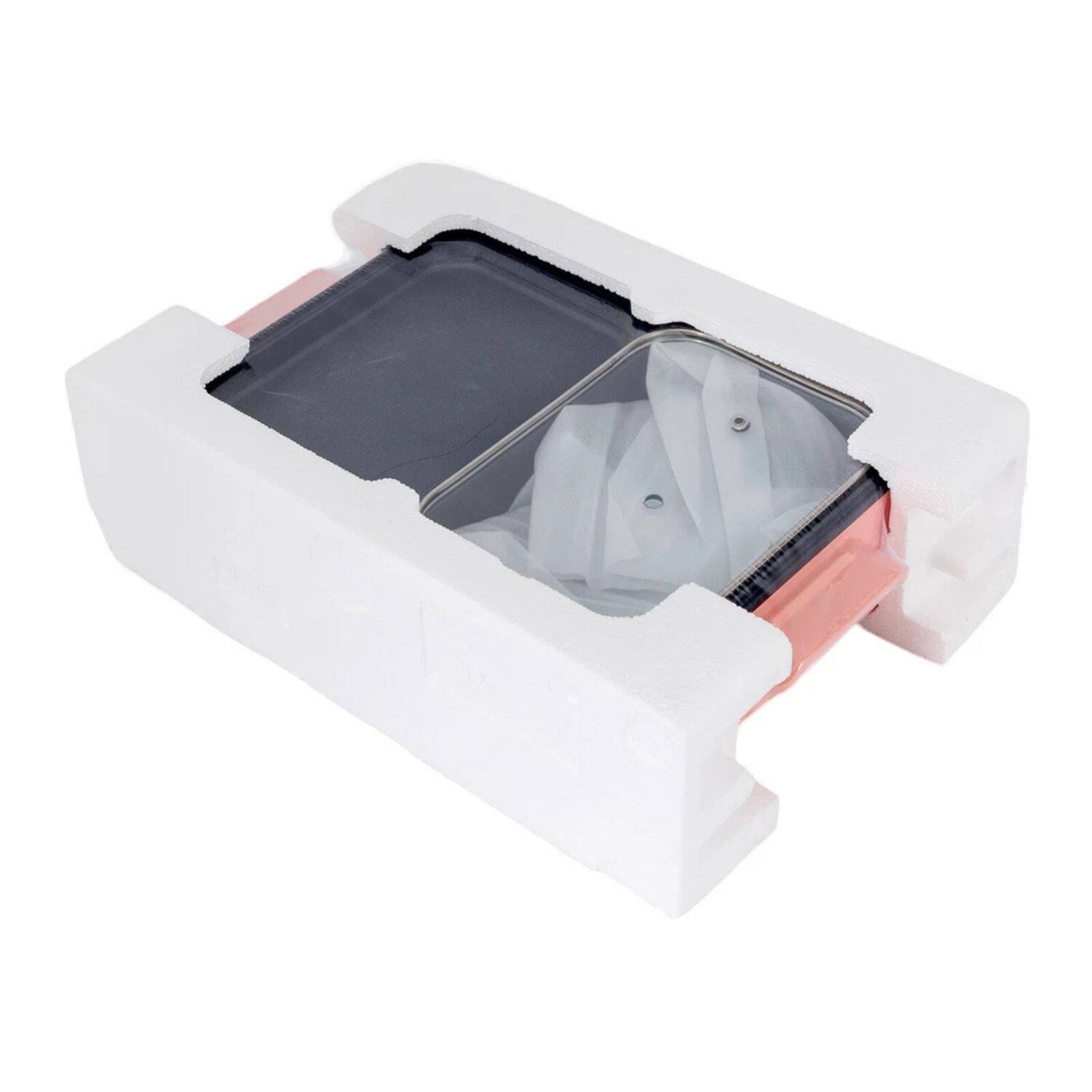 Alt View 4. Home Collection - 2-in-1 Electric Hot Pot and Korean BBQ Grill – 1500W Non-Stick Shabu-Shabu & Barbecue Plate Pan - Black.