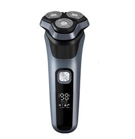 Dazzed Corner - Men's Electric Shaver, 150-Min Runtime, Waterproof, Pop-Up Trimmer, Blue