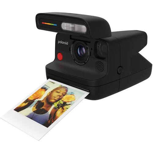 Alt View 4. Polaroid - Polaroid Flip Black Camera + Color Film (40) + Bag + USB-C Adapter + More - Black.