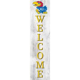 Fan Creations - Kansas Jayhawks 48'' Welcome Leaner - Multicolor