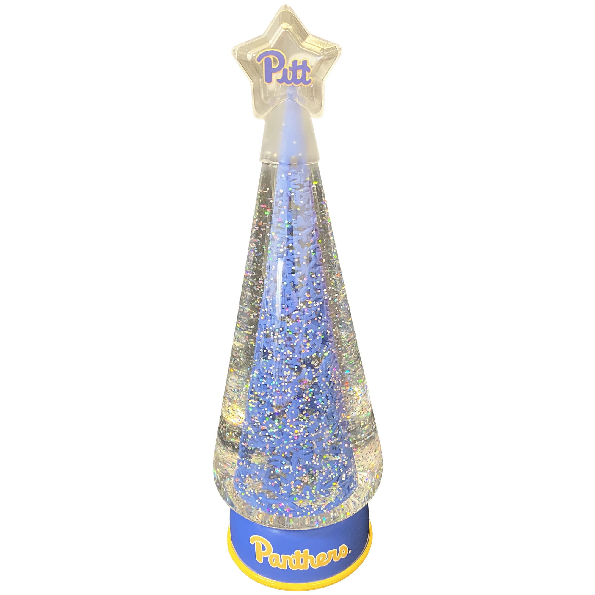 Santa's Workshop - Pitt Panthers 12" Tree Globe - Blue