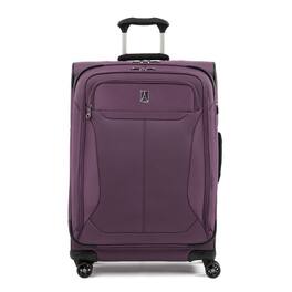 Travelpro - Tourlite Softside Expandable Luggage 25" Checked Spinner - Deep Purple