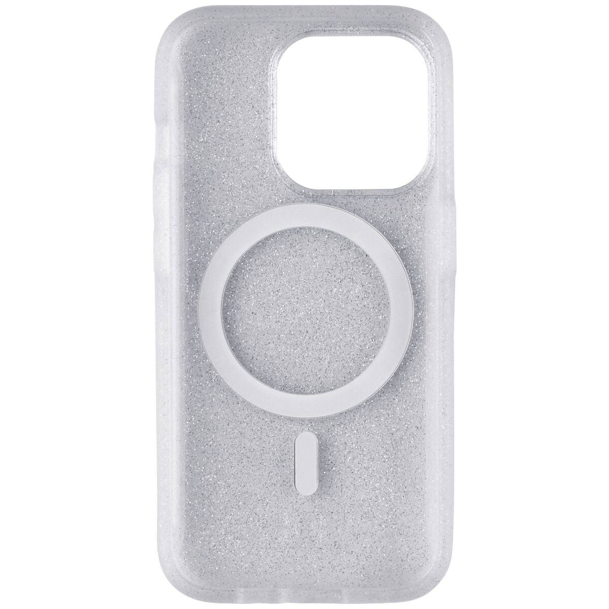 Alt View 1. Incipio - AeroGrip Series MagSafe Case for iPhone 15 Pro - Clear Glitter - Clear Glitter.