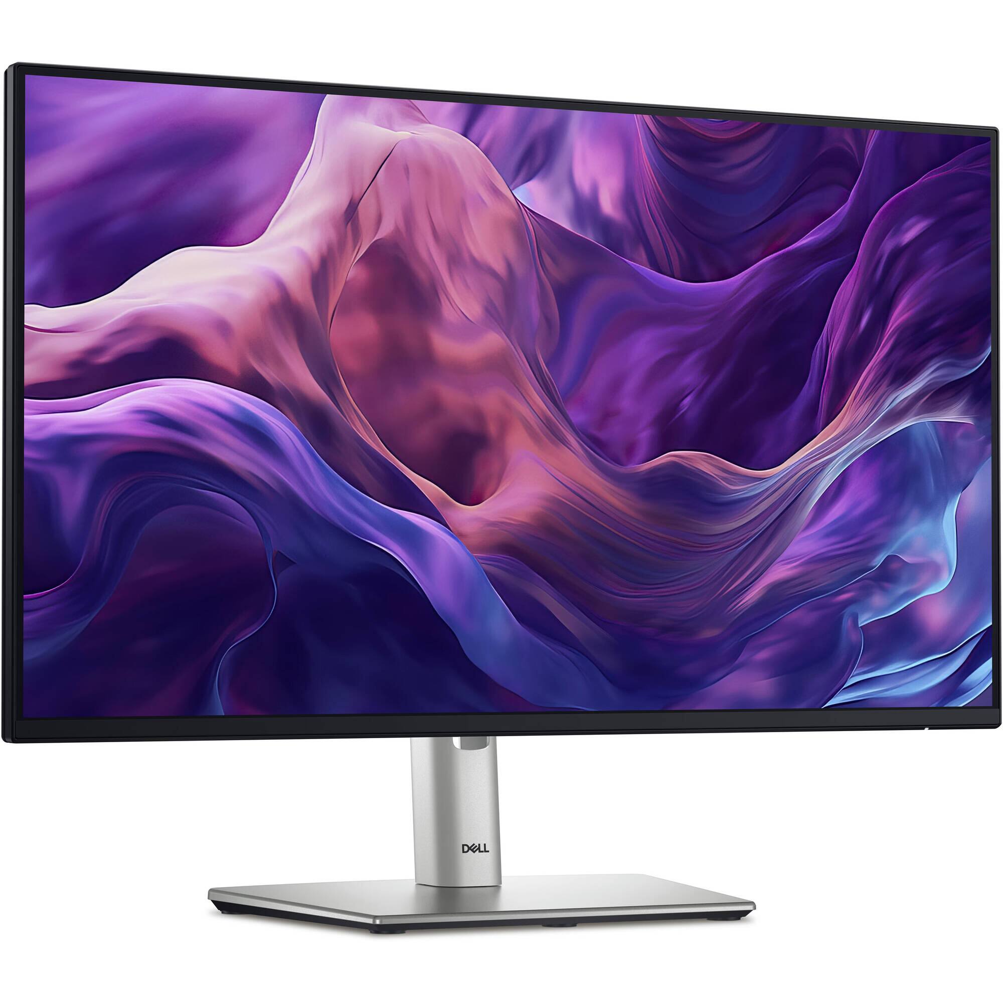 Angle. Dell - Dell PRO 24 Plus 24" FHD IPS Monitor, 5ms Response Time, Anti-Glare, Flicker Free, Displayport & DKZ Hub (P2425H) 2 Pack - Black/Silver.