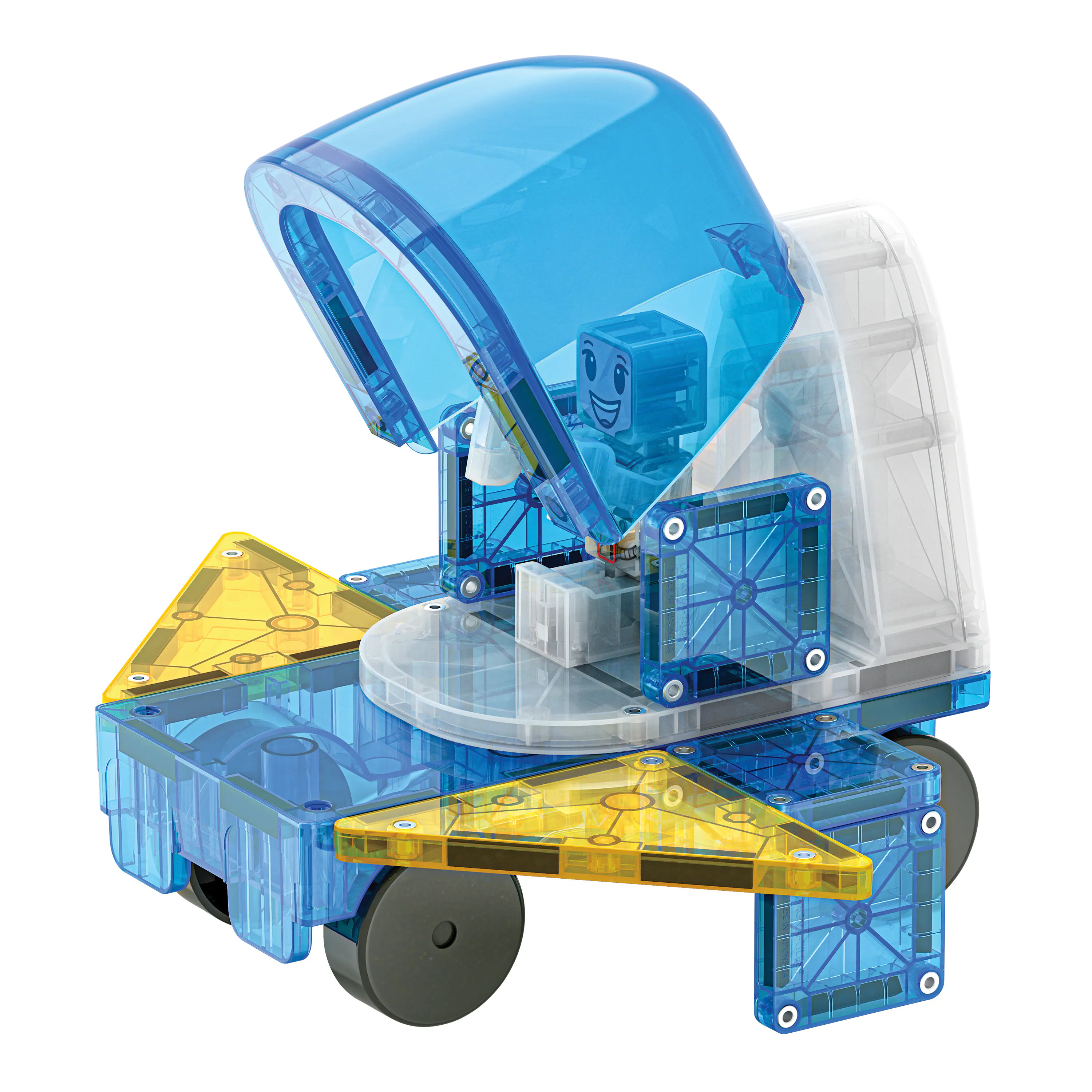 Alt View 2. Magna-Tiles - SPACE 32-Piece Magnetic Construction Set, THE ORIGINAL MAGNA-TILES.