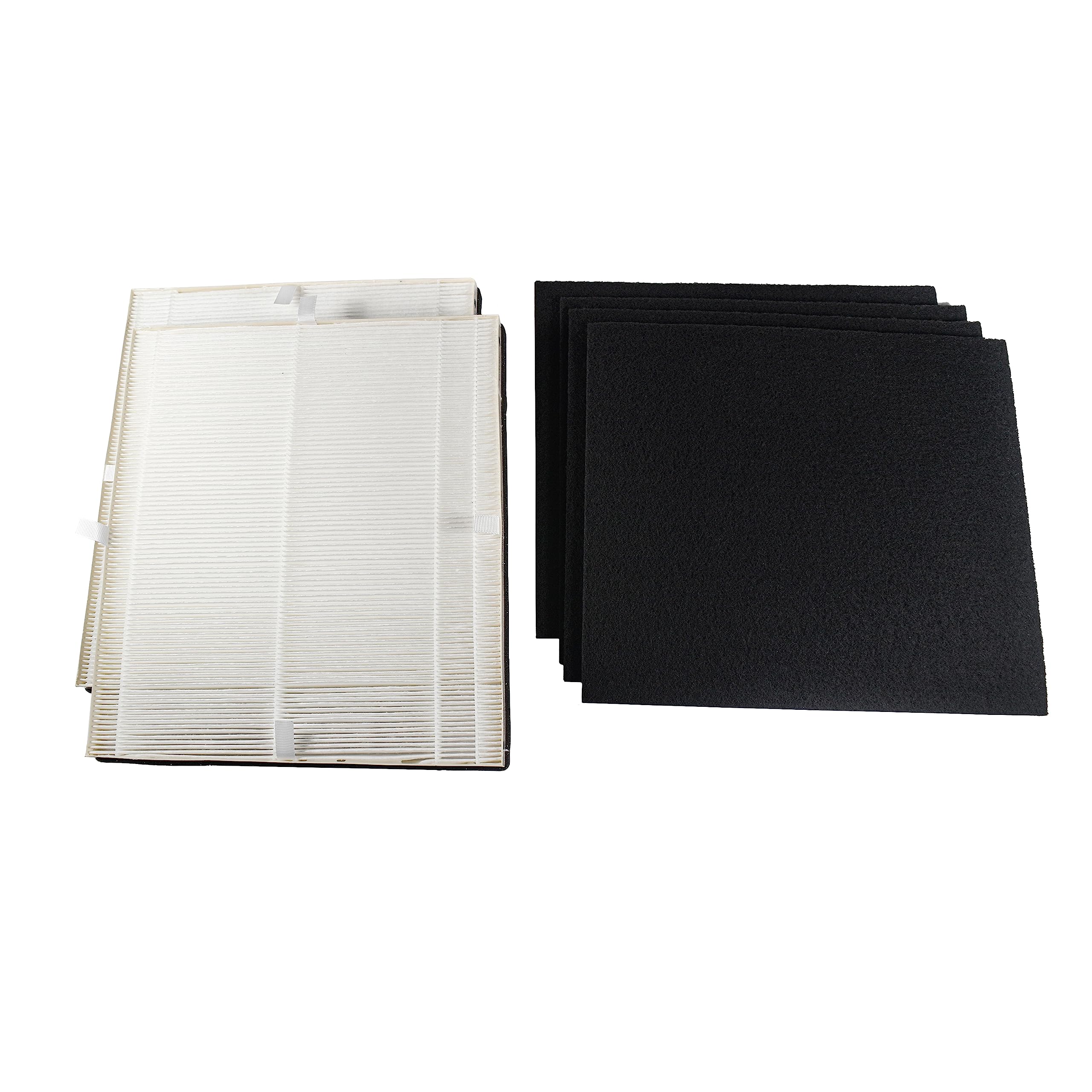 Alt View 5. HQRP - HEPA Filter Kit for Vornado AC300 AC350 AC500 AC550 - 2 HEPA + 4 Carbon Pre-Filters.