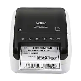 Brother - Professional Wide Format Label Printer - Glossy Black/White