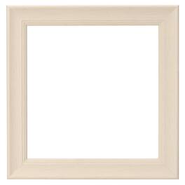 Unique Bargains - 8x8" Resin Floating Frame for Canvas, Vintage Wall Hanging Decor for Home Office Display - White