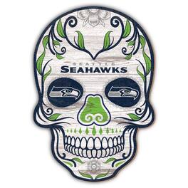 Fan Creations - Seattle Seahawks 12'' Sugar Skull Sign - Multicolor