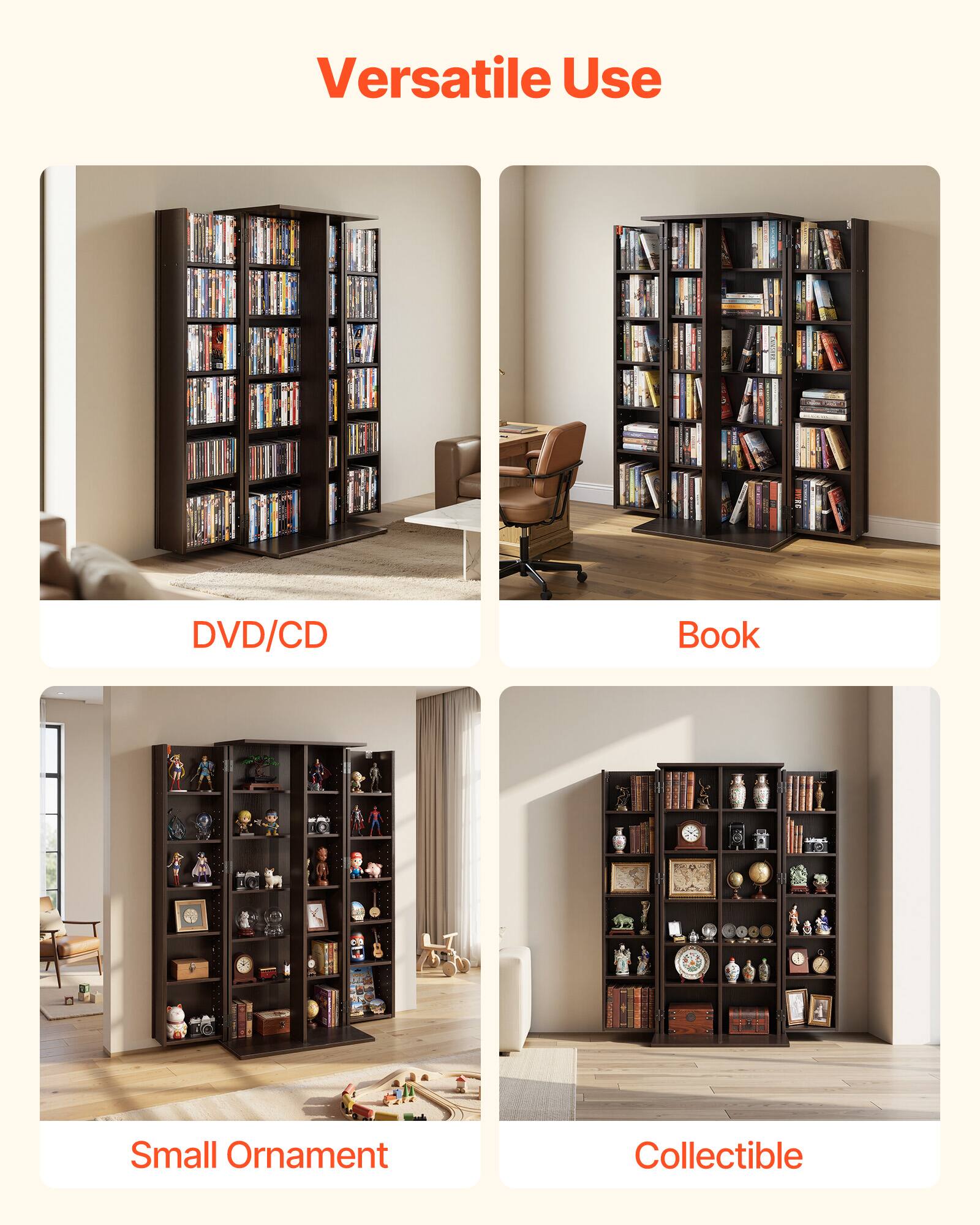Versatile Use

- DVD/CD
- Book
- Small Ornament
- Collectible