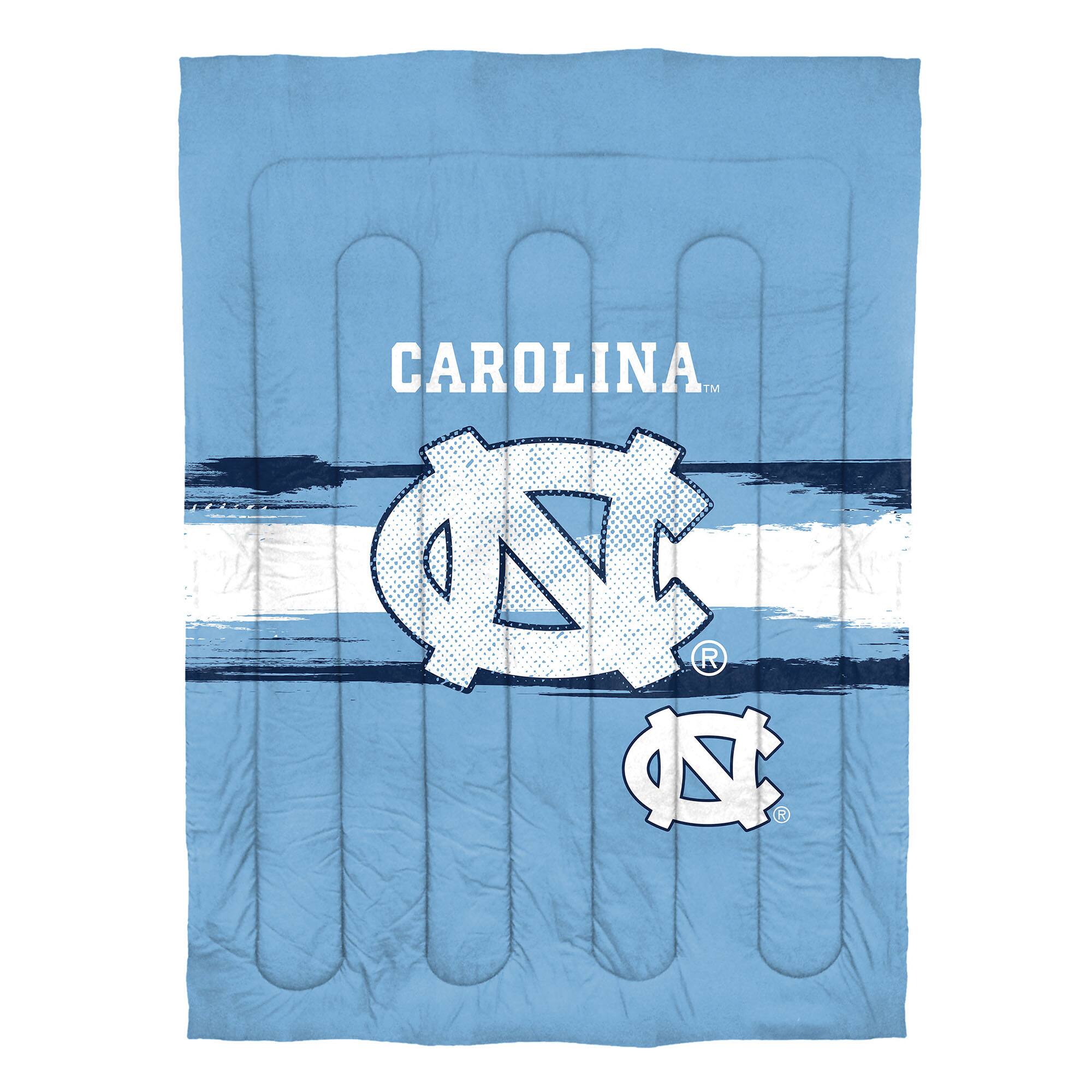 Angle. Sweet Home Collection - NCAA North Carolina Tar Heels Comforter & Sham Set- Twin/Twin XL - Multicolored.