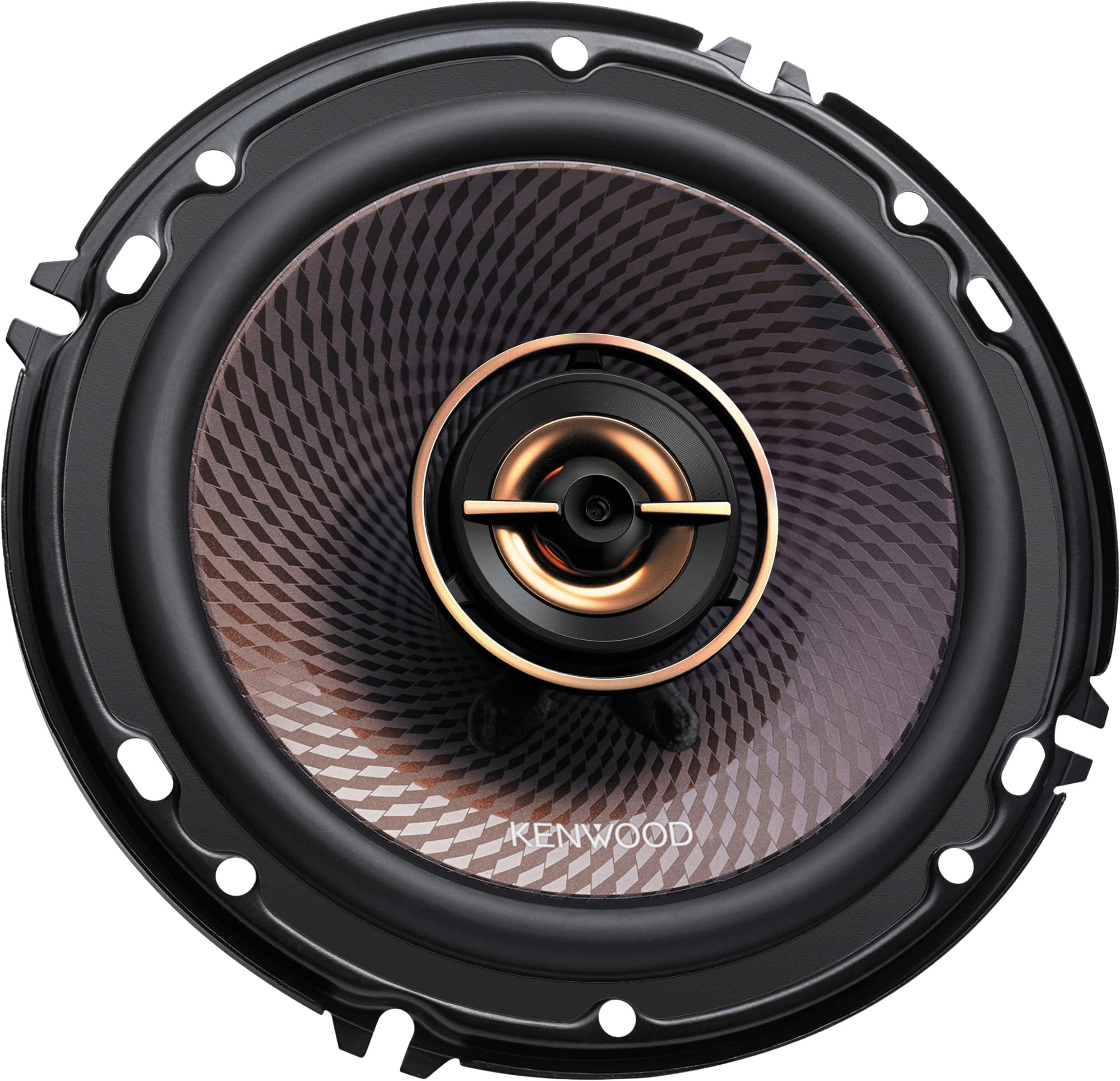 Kenwood - 6-1/2" 2-Way Car Speaker - Black - Front_Zoom