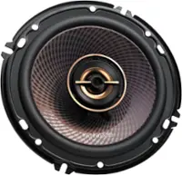 Kenwood - 6-1/2" 2-Way Car Speaker - Black - Front_Zoom