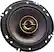 Front. Kenwood - 6-1/2" 2-Way Car Speaker - Black.