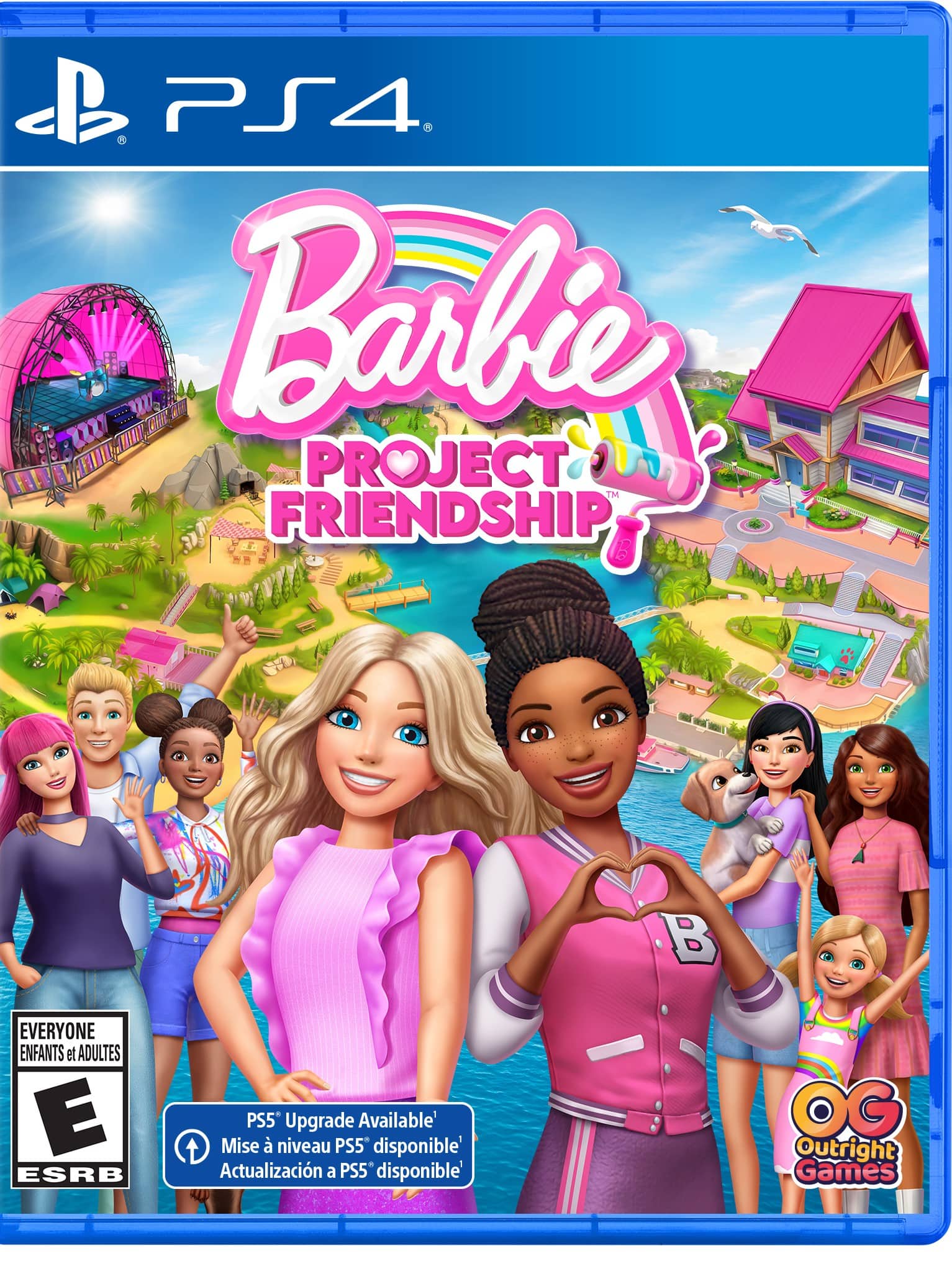 PS4 - Barbie Project Friendship - EVERYONE - ESRB - PS5 Upgrade Available - Mise a niveau PS5 disponible - Actualizacin a PS5 disponible - OG - Outright Games
