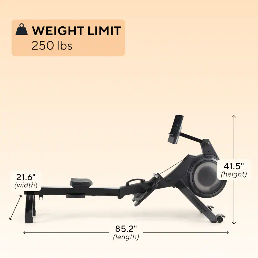 ProForm 750R Rower: Compact Rowing Machine with 24 Resistance Levels ...