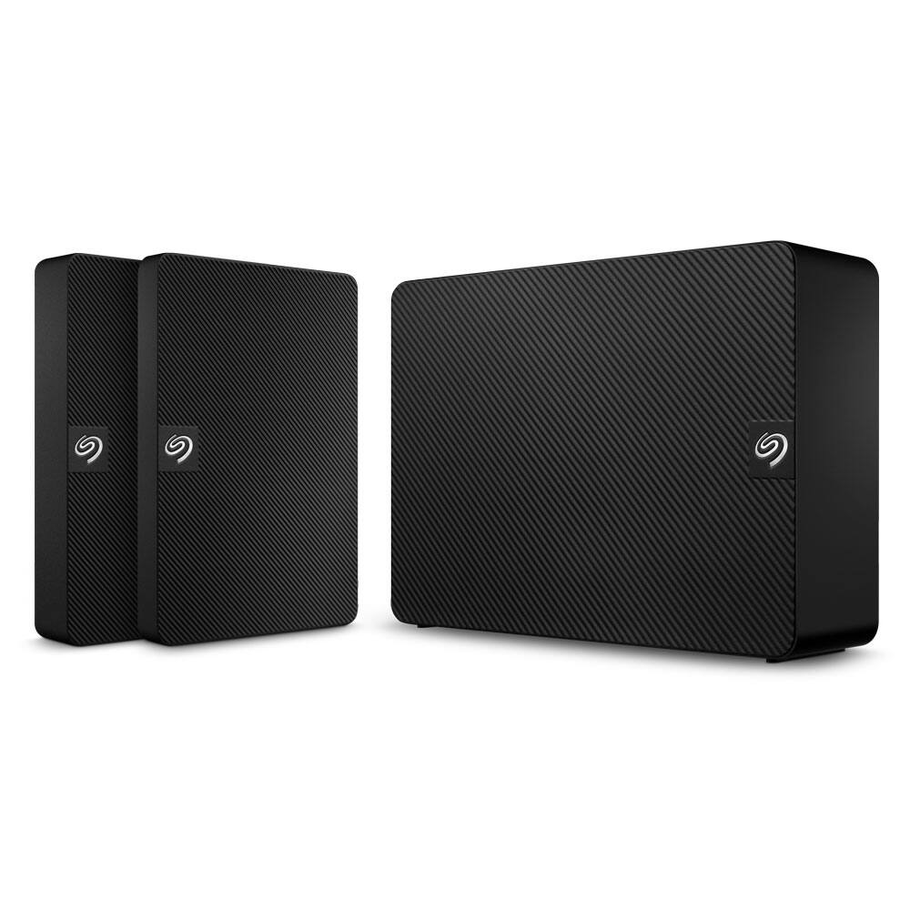 Alt View 1. Seagate - Expansion 22TB External USB 3.0 Desktop Hard Drive with Rescue Data Recovery Services - Black.