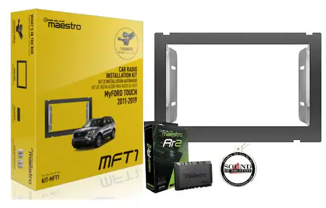 WHAT'S IN THE BOX
Gmaestro maestro T-HARNESS CAR RADIO INSTALLATION KIT
KIT D'INSTALLATION AUTORADIO
KT DE INSTALACIÓN BOX DE MyFORD TOUCH 2011-2019
maestro CLO
KIT-MFT1
KIL-HELI
Ar2
MFT
WEJ
maestro Rr2
maestro Cotertaang
2 SO
SOUND OF TRESTATE