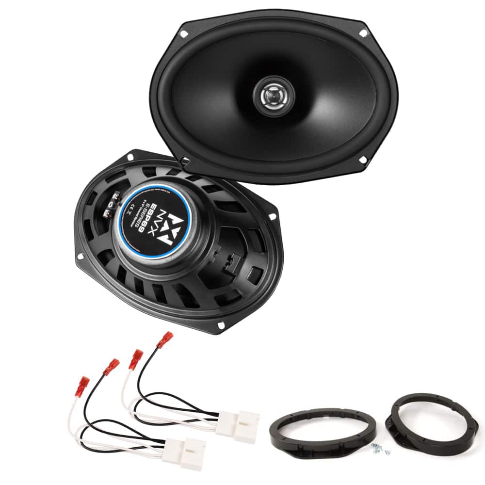 NVX - 2015-2020 Ford F-150 - 6.5-Inch E-Series Rear Speaker Upgrade Kit - Black