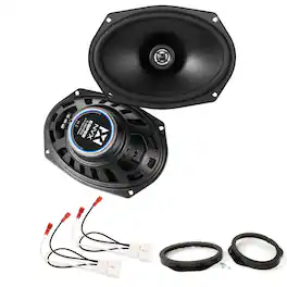 NVX - 2015-2020 Ford F-150 - 6.5-Inch E-Series Rear Speaker Upgrade Kit - Black