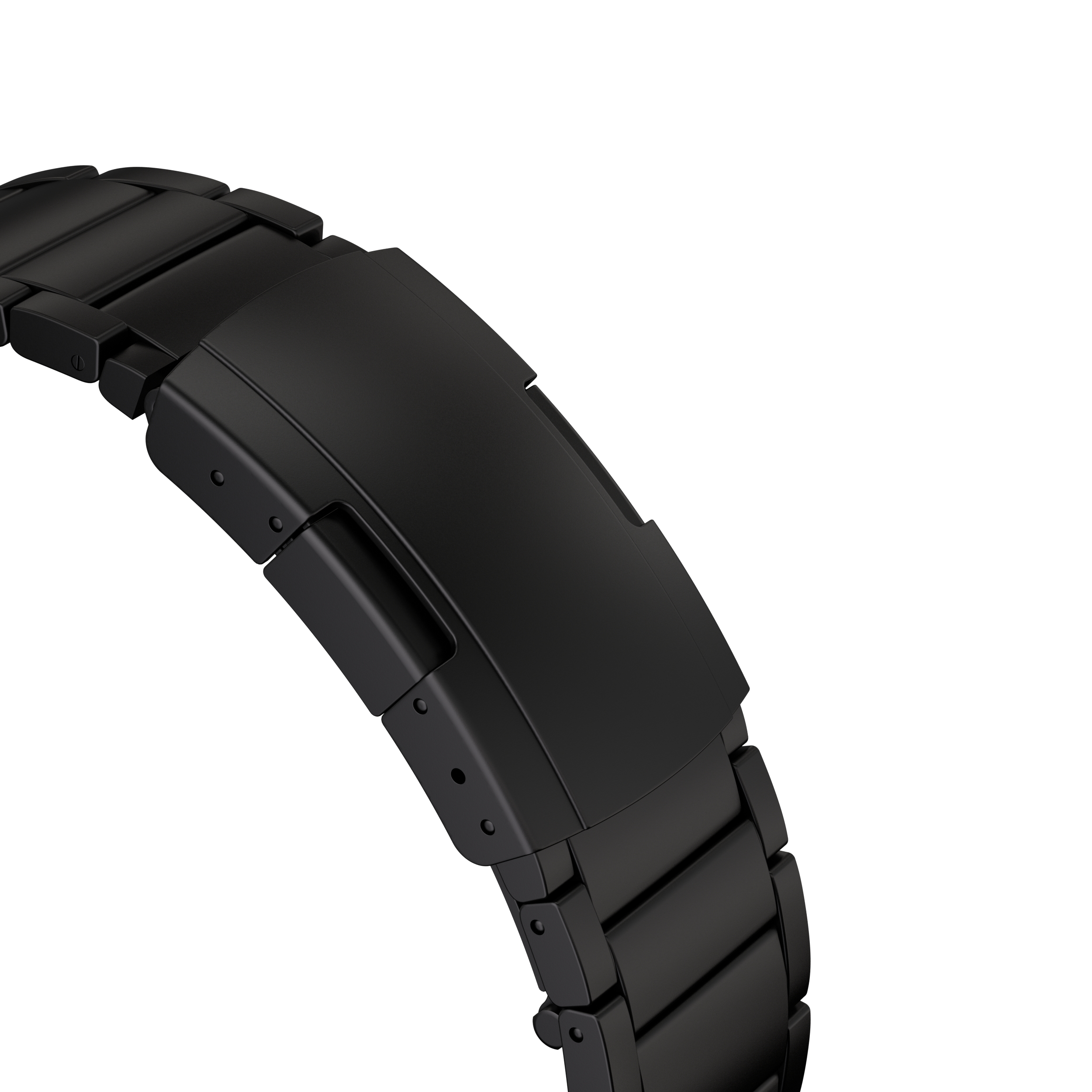 Angle. Ultra Supply Co - Titanium Band for Apple Watch Series 11 / 10 - Jet Black.