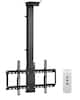 Front. VEVOR - Motorized Ceiling TV Mount, TV Wall Mount for 32 to 55 Inch TV, with Max VESA 24 x 16 in, Fits TVs Up to 120 lbs - Black.