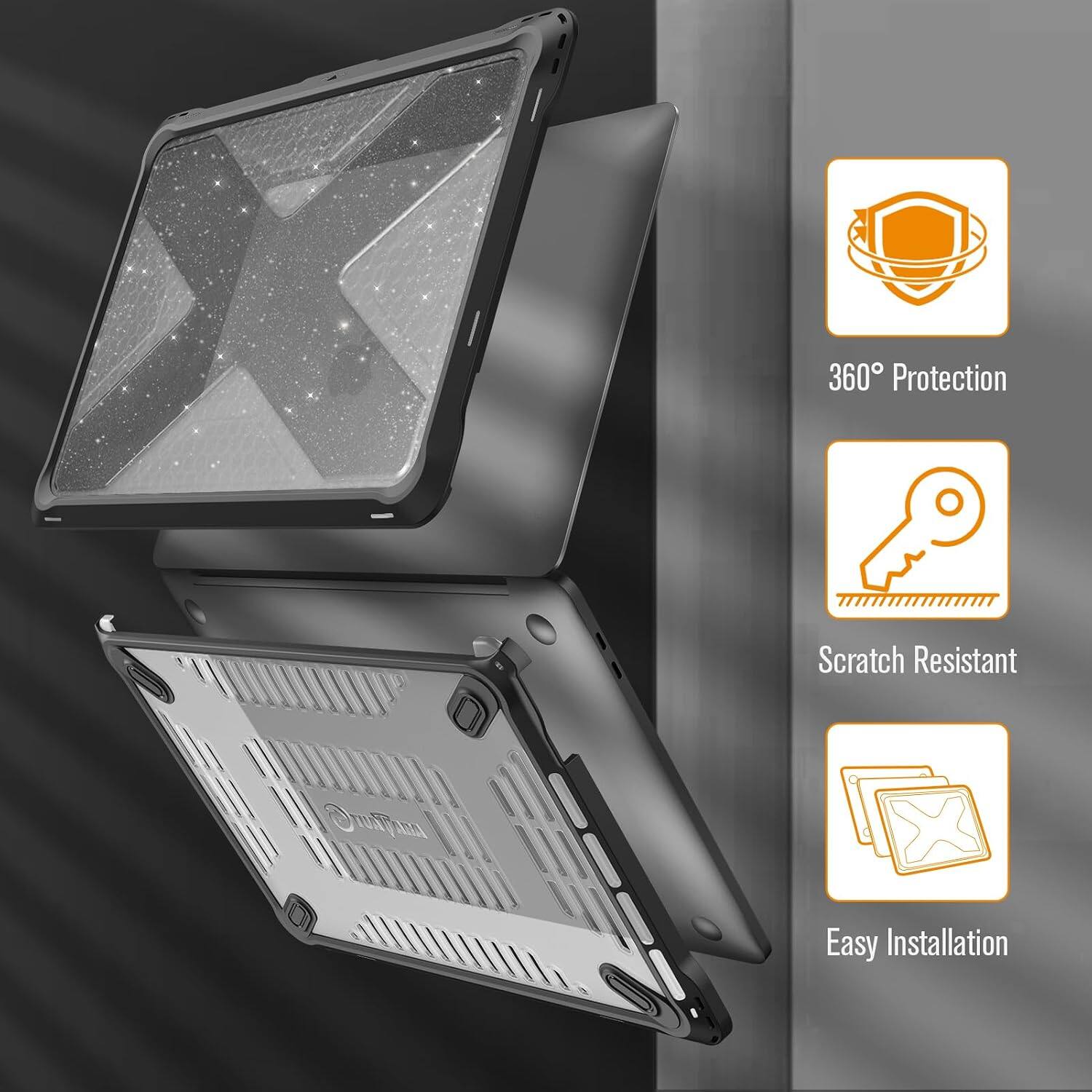 360° Protection  
Scratch Resistant  
Easy Installation