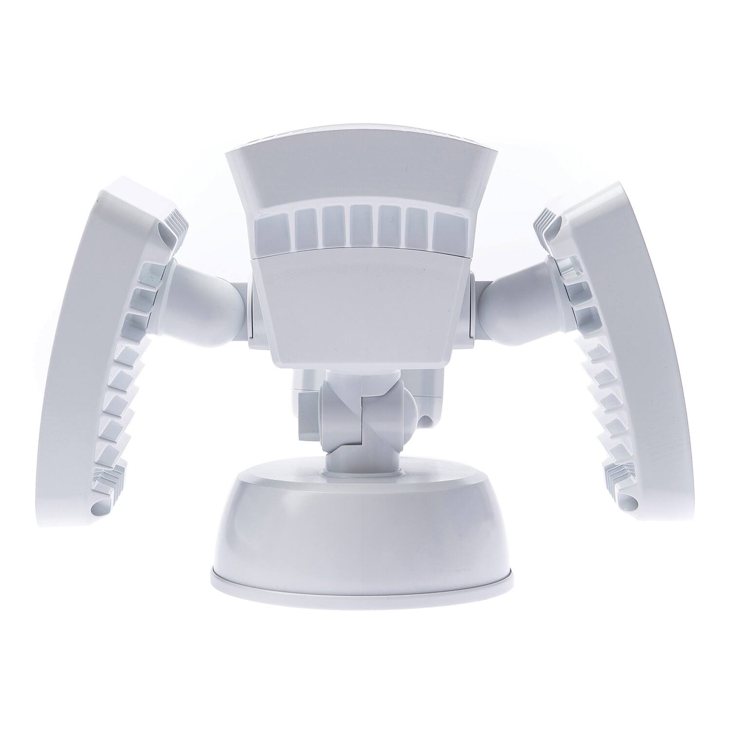 Alt View 8. Home Zone Security - SMD 240° 3-Light Motion-Sensing Linkable LED Flood Light, 5,000 Lumens - White.