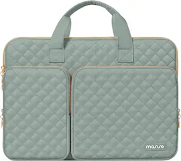 mosiso - 13-13.3 inch Laptop Sleeve 360 Protective Laptop Case for MacBook Air Pro 13 14, HP Dell Acer ASUS Lenovo - Antique Green