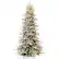 Front. Best Choice Products - Best Choice Products 7.5ft Pre-Lit Flocked Artificial Aspen Noble Fir Christmas Tree w/2,136 Branch Tips, 400 LED Lights - Flocked Green.