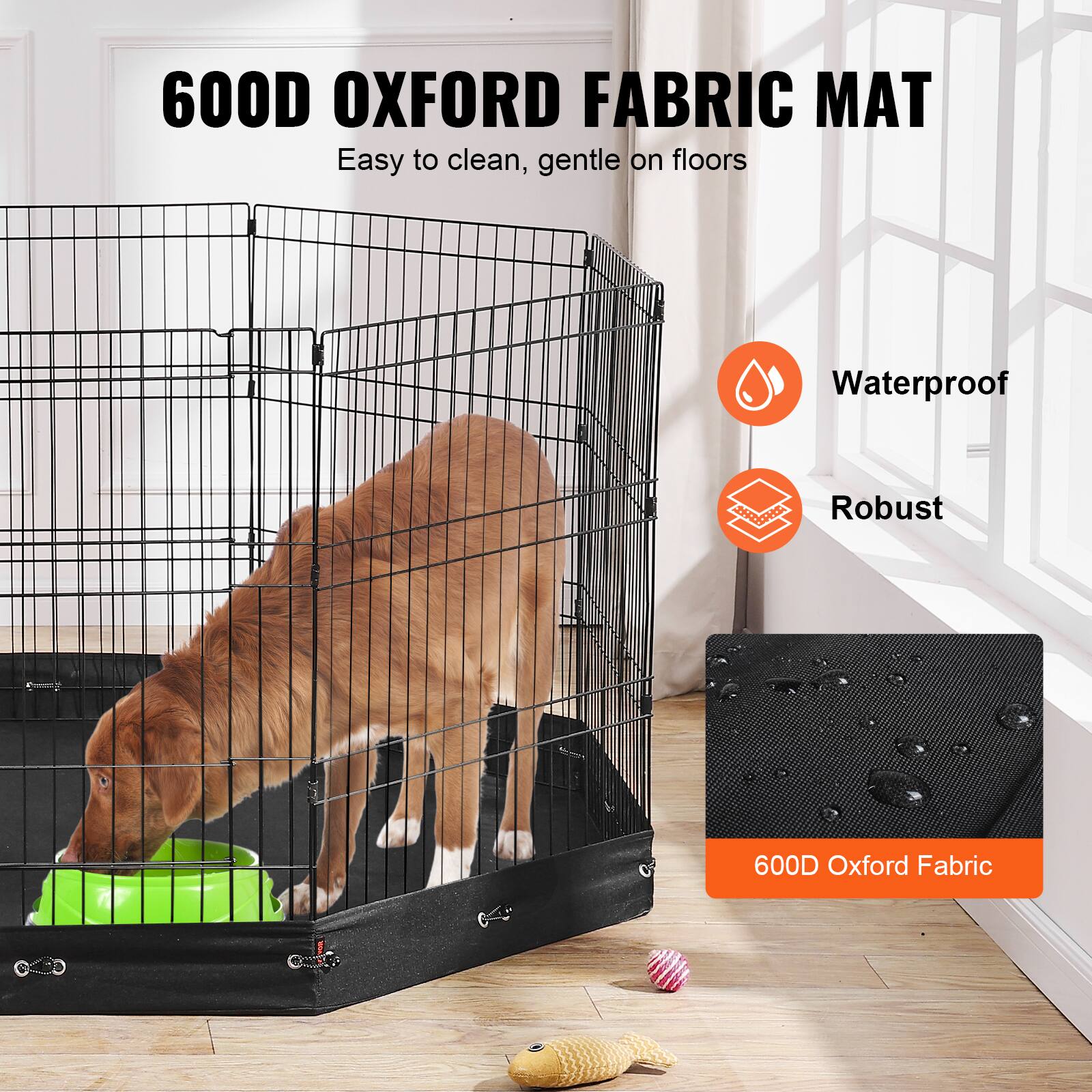 600D Oxford Fabric Mat

Easy to clean, gentle on floors

Waterproof

Robust

600D Oxford Fabric