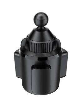 METALTON - Cup Holder Base With 1 Ball Heavy duty Expandable Mount Compatible B Size Double Socket Arms Fits 3 To 4 Ho - Default